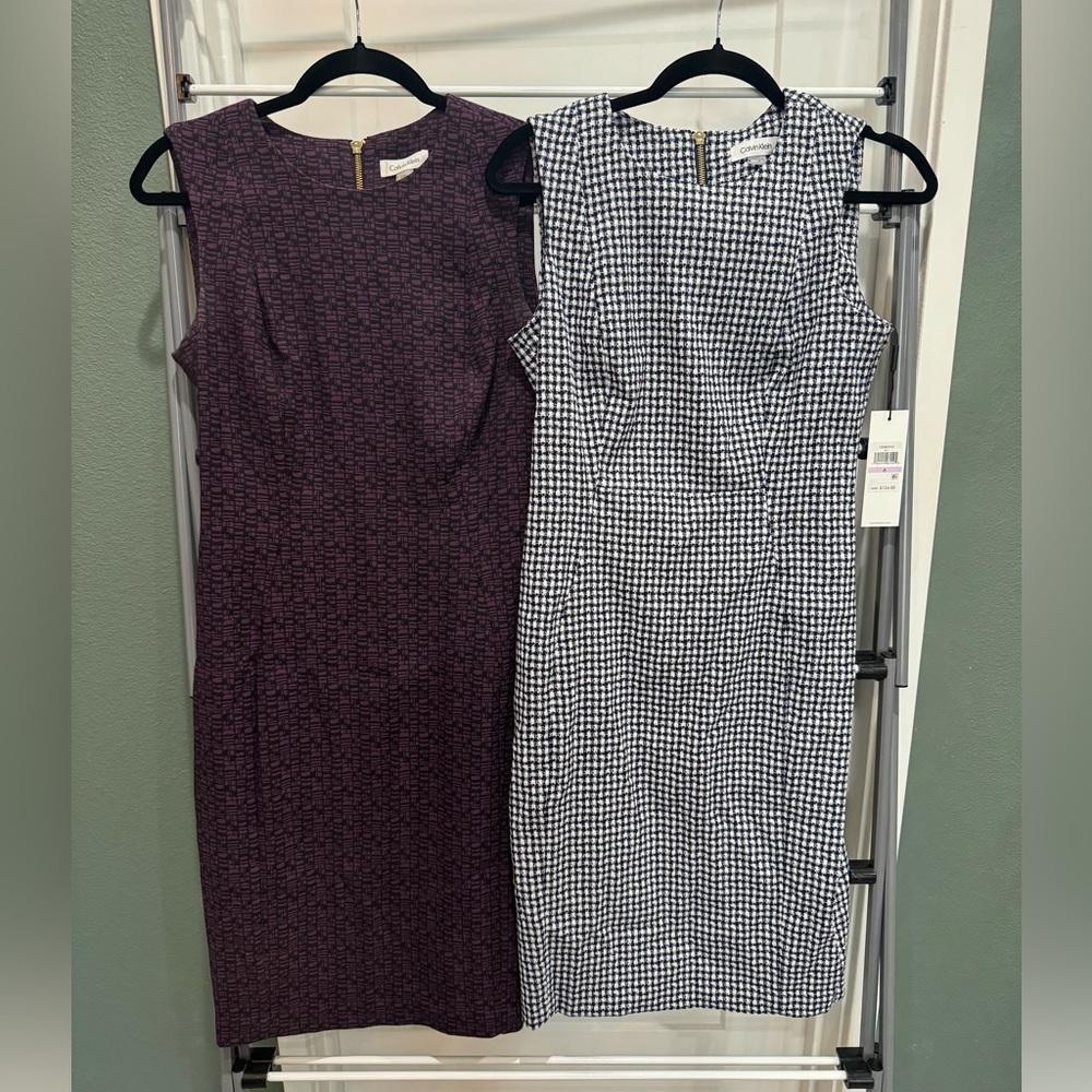 Calvin Klein Sheath Dresses! One New With Tags!